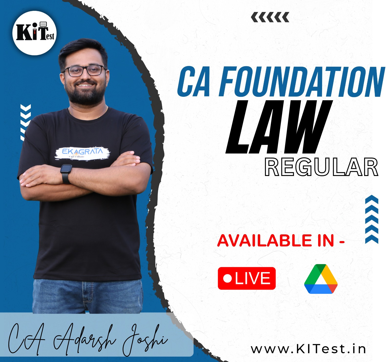 CA Faoundation  Law New Syllabus Batch By CA Adarsh Joshi